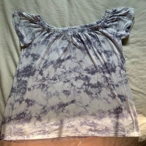 Hollister Tie-Dye Off-The-Shoulder